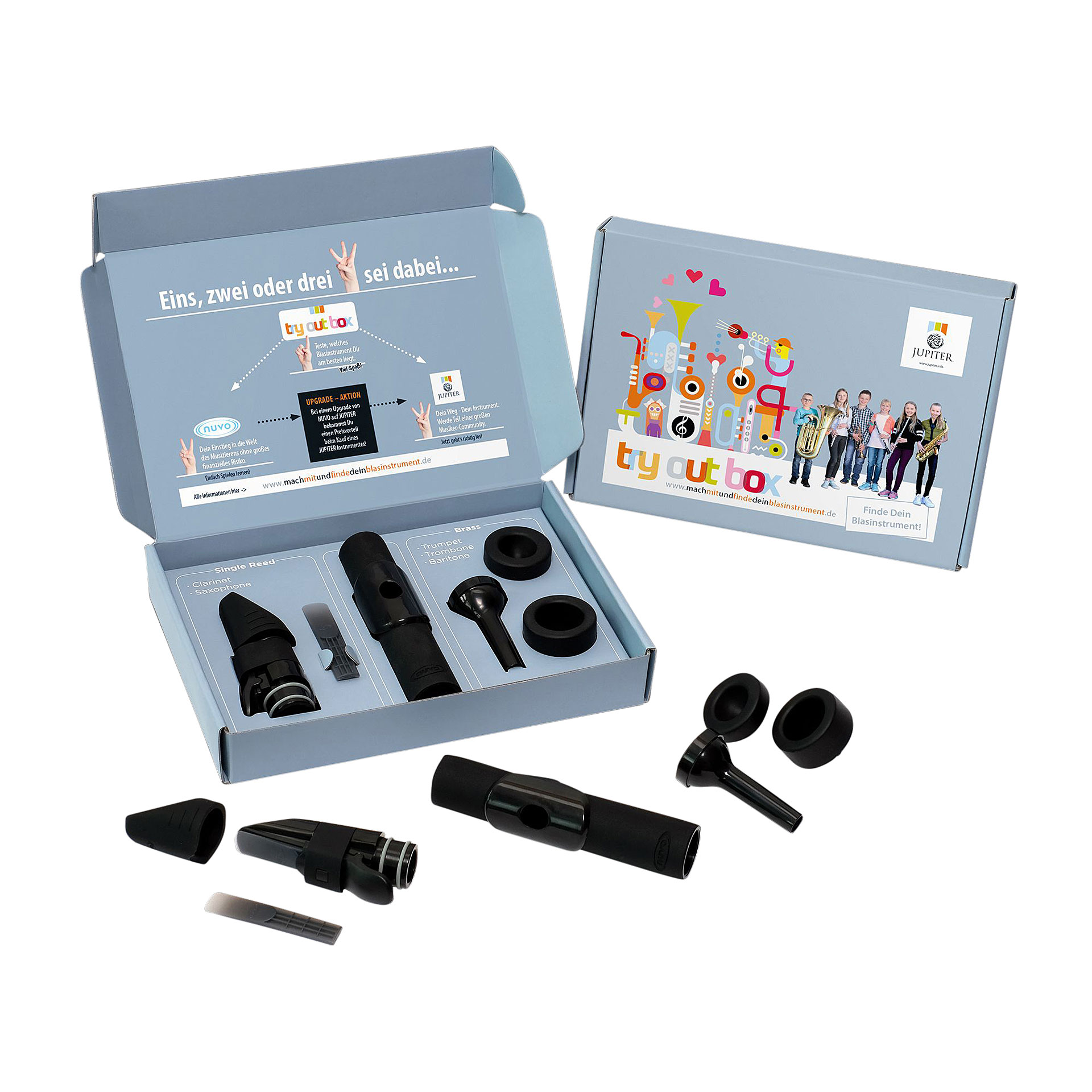 Set ustnikov za pihala Try Out Box Jupiter