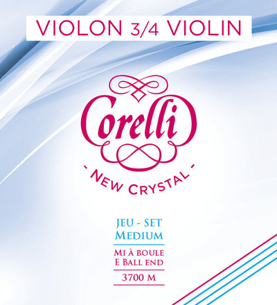 Set strun za violino 3/4 in 1/2 Corelli New Crystal