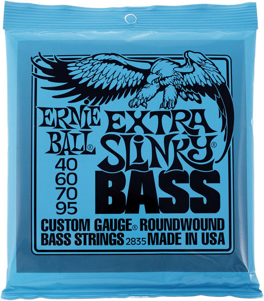 Set strun za električno bas kitaro Extra Slinky Ernie Ball 2835