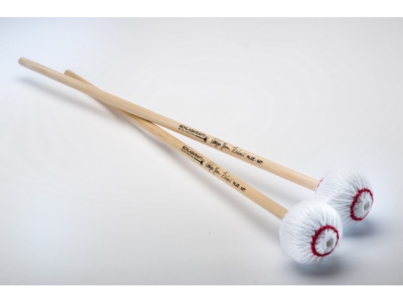 Udarjalke za marimbo Schlagkraft NJZ-MT(R) Rattan Soft to Hard White Cloud Multi Tone Nebojša Jovan Živković