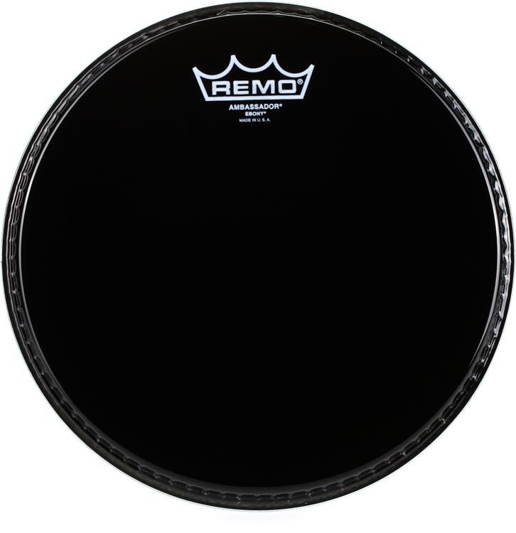 Opna za tom 10" Ambassador Ebony Remo