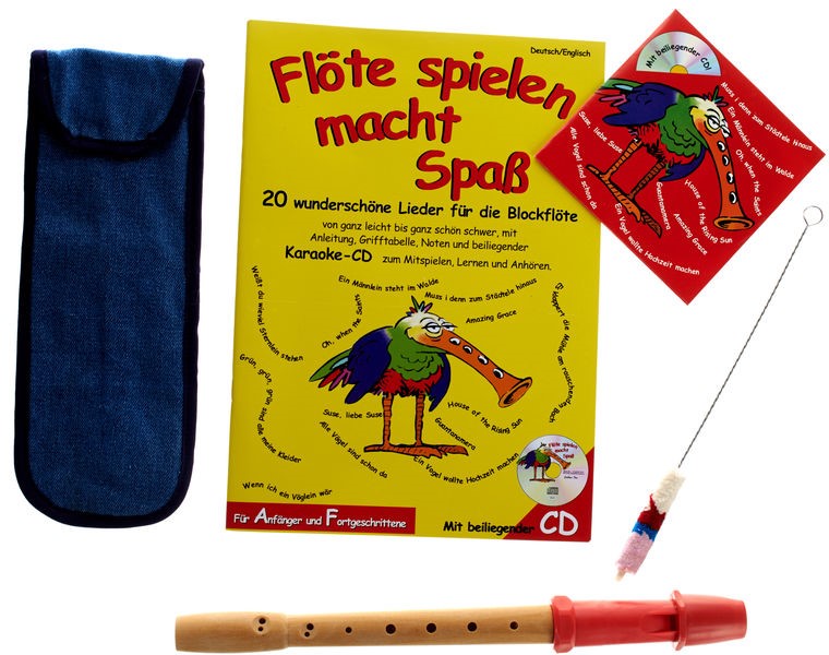 Kljunasta flavta s pripomočki Red Set Streetlife