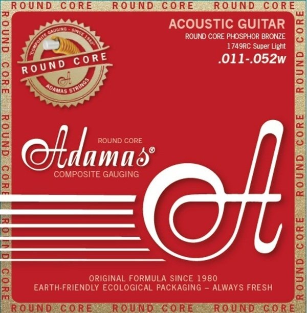 Set strun za akustično kitaro Historic Reissue Phosphor Bronze Round Core Adamas