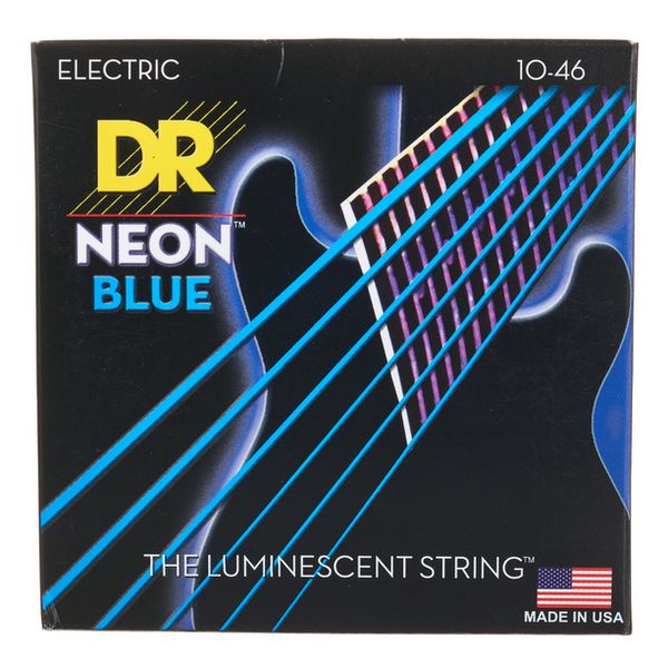 Set strun za električno kitaro Neon Blue NBE-10 DR Strings
