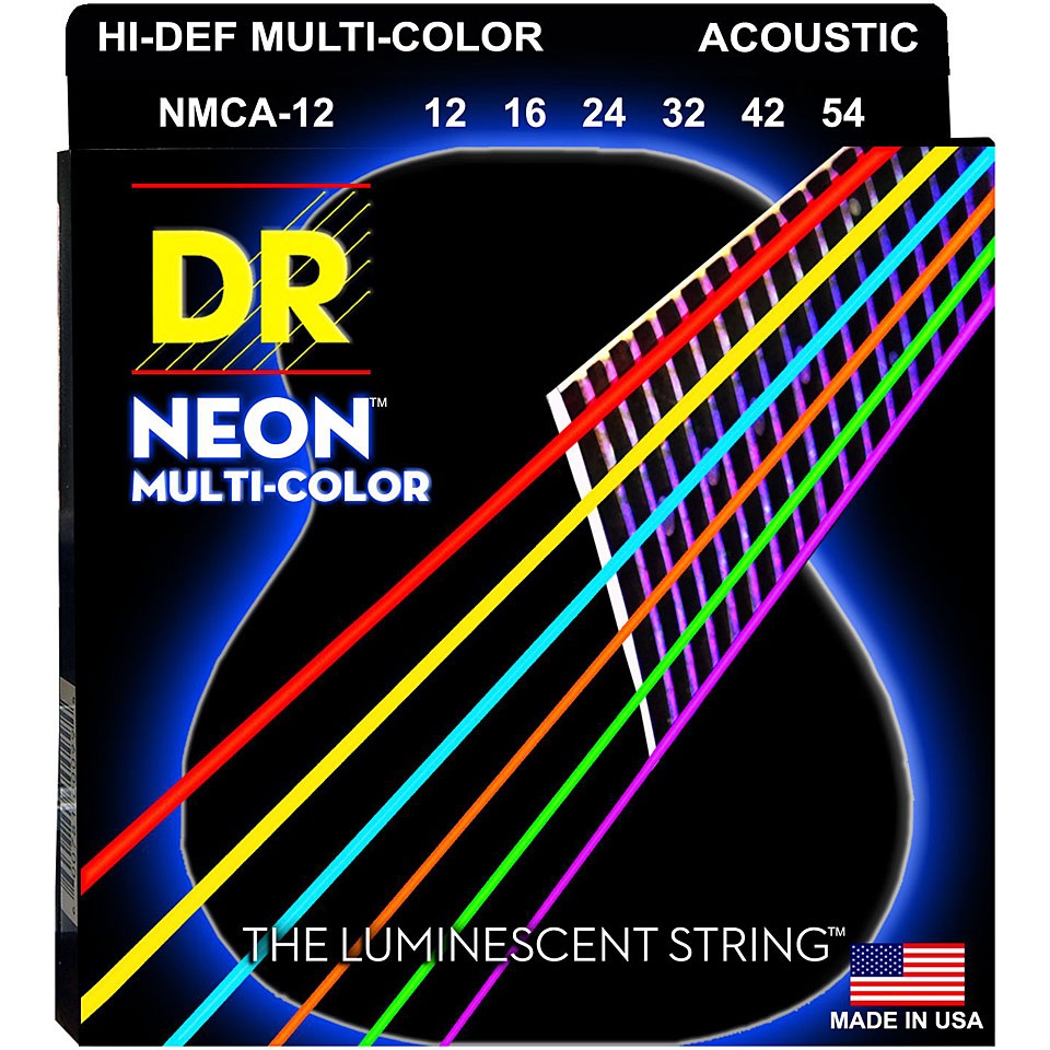 Set strun za akustično kitaro Neon Multi NMCA-12 DR Strings