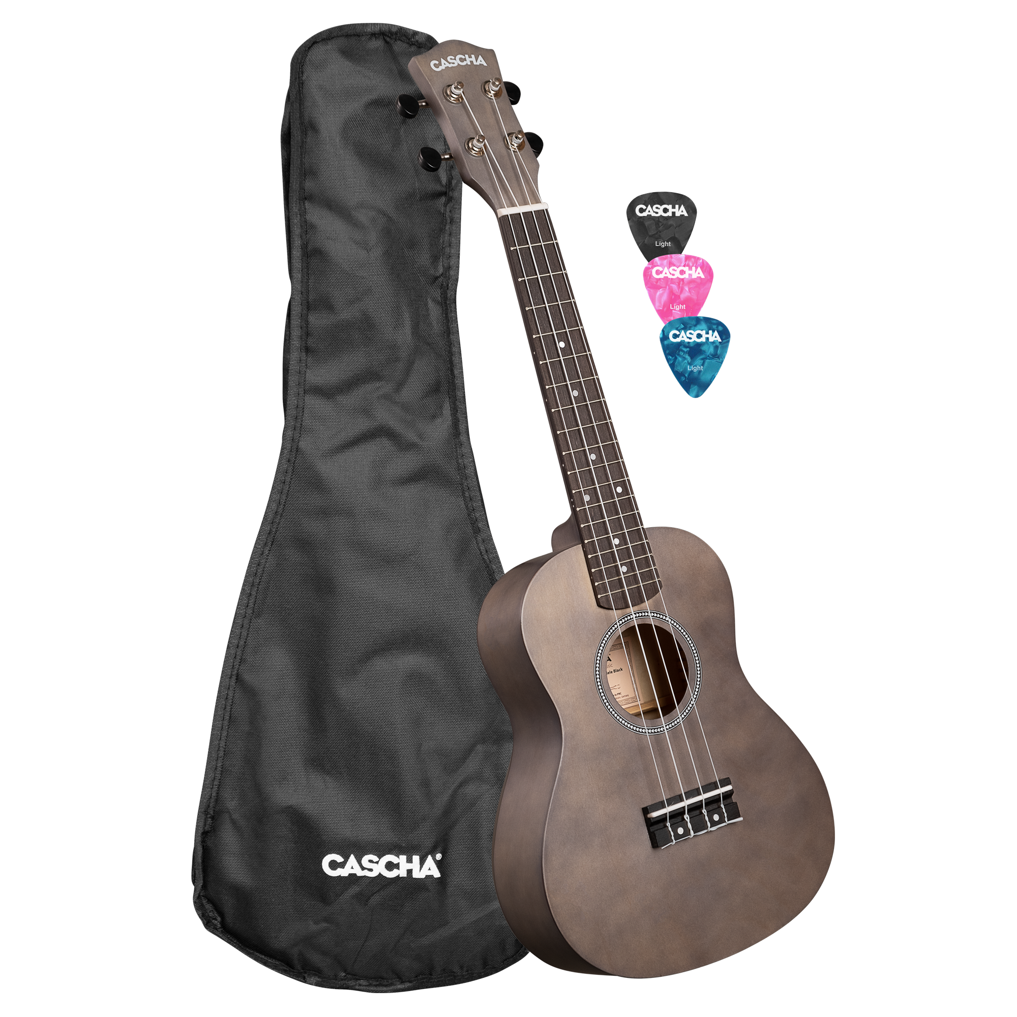 Koncertni ukulele Linden Black Cascha