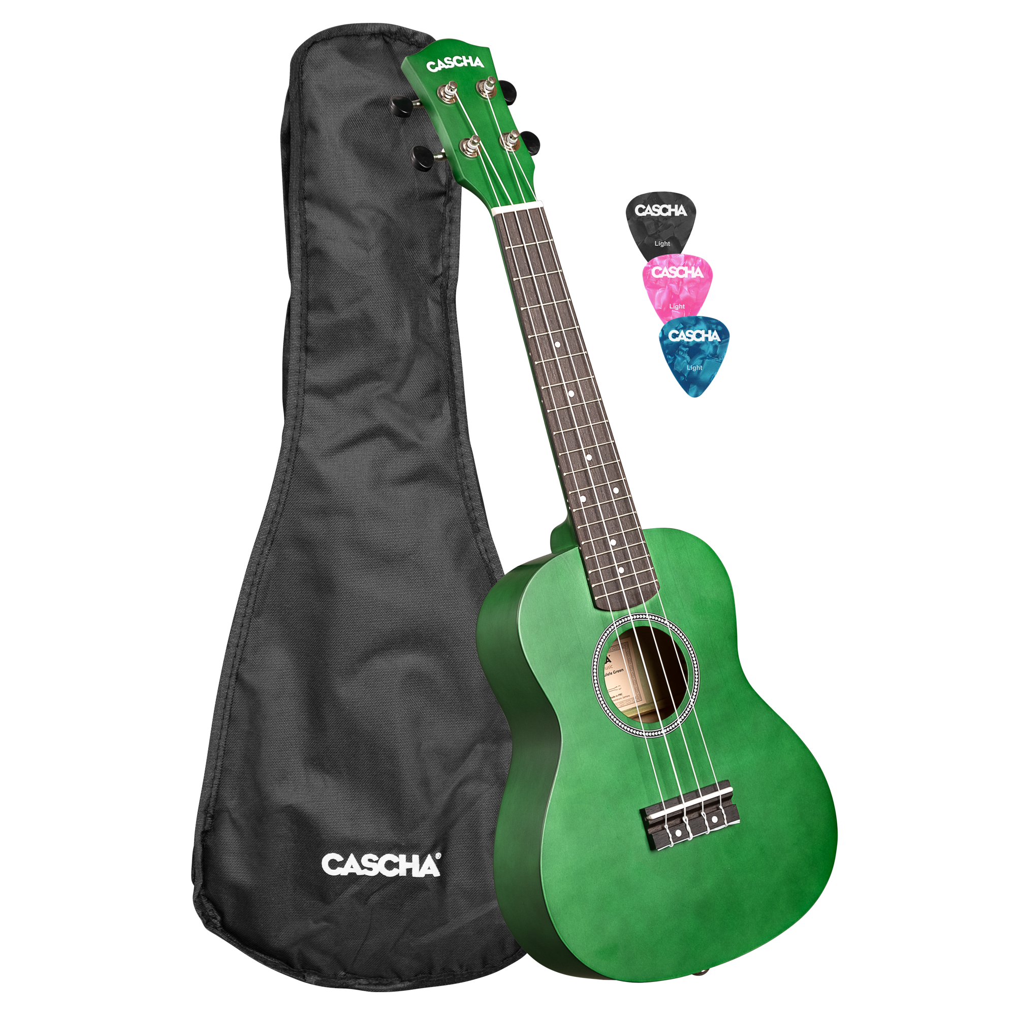Koncertni ukulele Linden Green Cascha