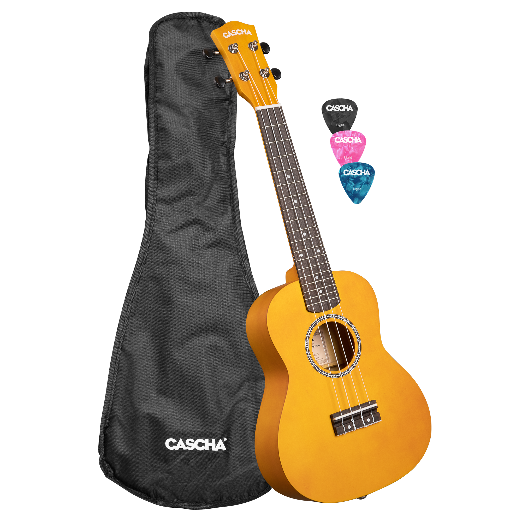 Koncertni ukulele Linden Yellow Cascha
