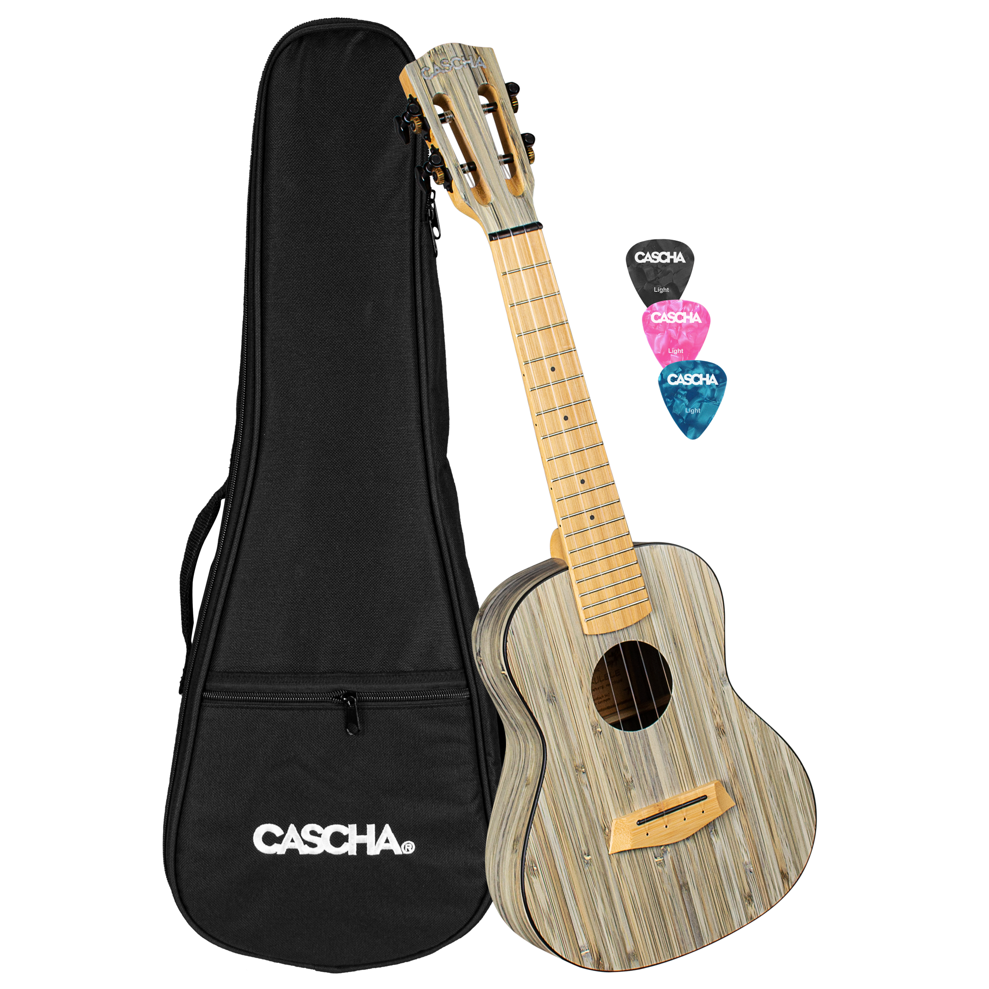 Koncertni ukulele Bamboo Graphite Cascha