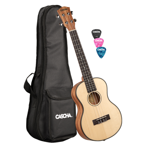 Tenorski ukulele Spruce Solid Top Premium Series Cascha