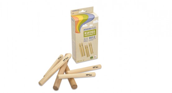 Set zvenečih palic claves Beech Rohema