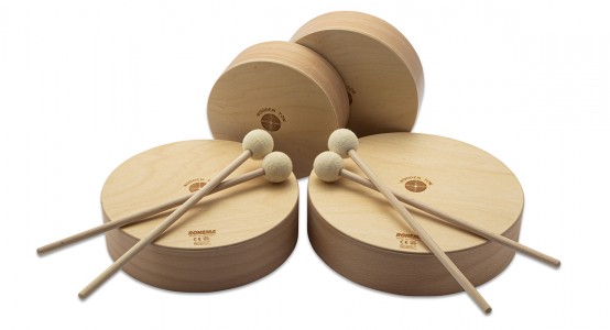 Set lesenih bobnov Natural Rohema