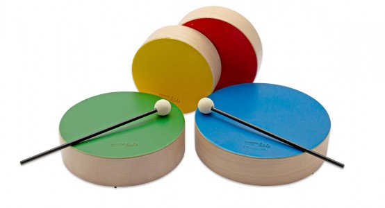 Set lesenih bobnov Color Rohema