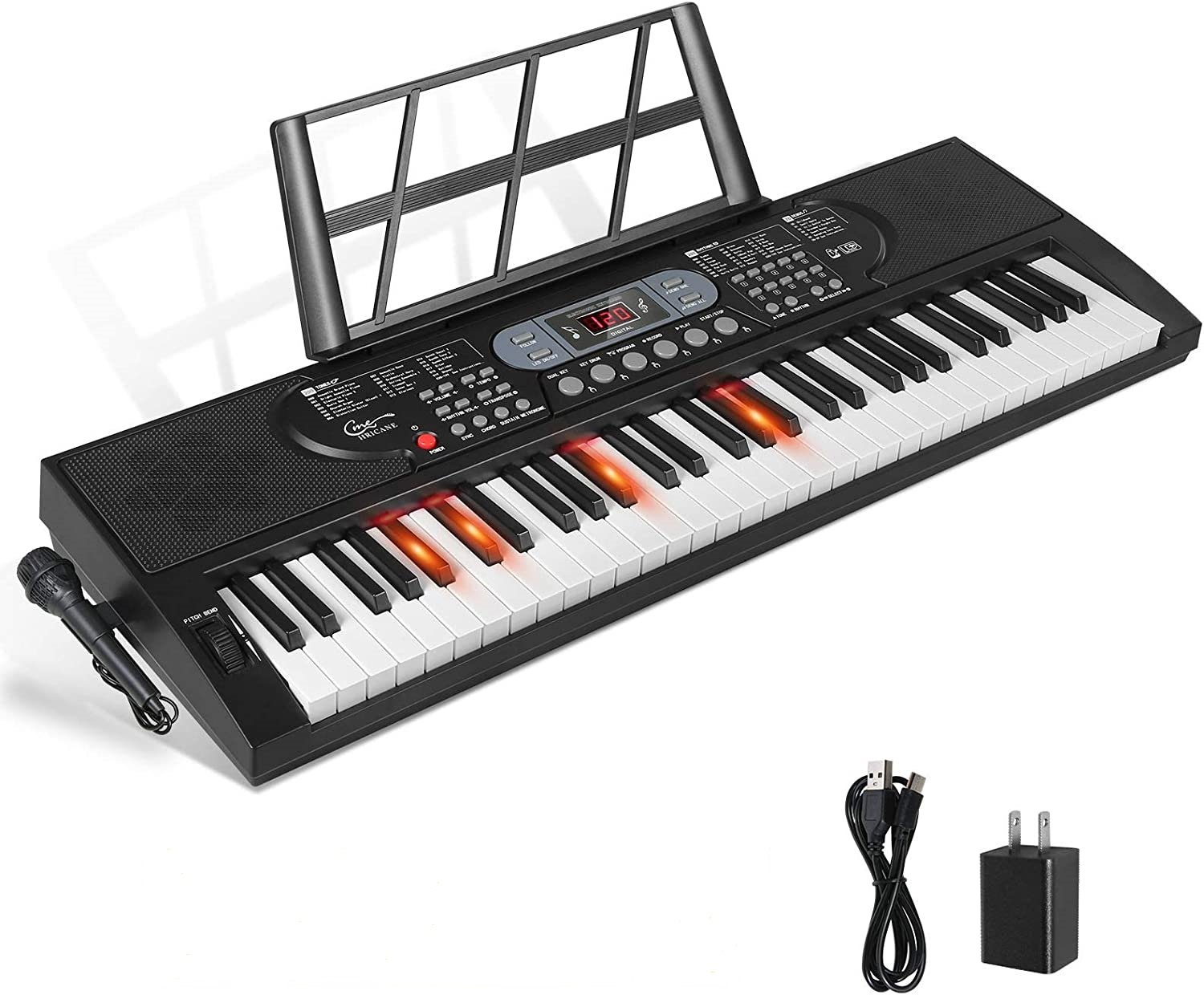 Nekatere klaviature imajo celo svetleče se tipke, ki delujejo kot učna funkcija, ki ti kaže kateri ton moraš zaigrati in katero tipki pritisniti