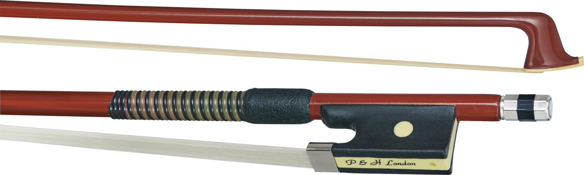 Lok za violino 1/4 Fiberglass Brown P&H Bows London