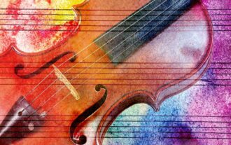 Barva in material glasbila